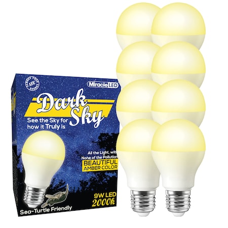 Dark Sky 9W LED Lightbulbs, 8PK